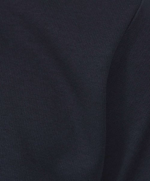 5351POURLESHOMMES(5351POURLESHOMMES)/異素材スリットカラー 半袖Tシャツ/img10