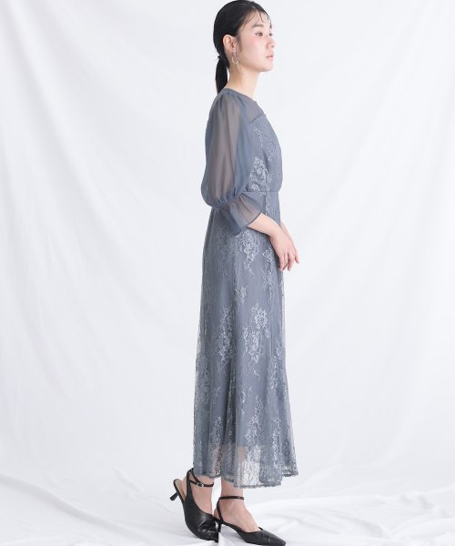 キャンディースリーブビスチェ風ワンピース 