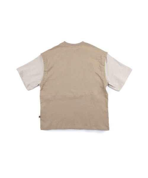 S'more(スモア)/【 S'more / 2WAY REMOVABLE SLEEVE COTTON CREW NECK BIG S/S T－SHIRT 】2WAYリムーバブルスリー/img24