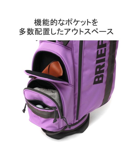 BRIEFING GOLF(ブリーフィング ゴルフ)/日本正規品 ブリーフィング ゴルフ キャディバッグ BRIEFING GOLF CR－4 #03 ECO CANVAS CR 9.5型 限定 BRG231D82/img04