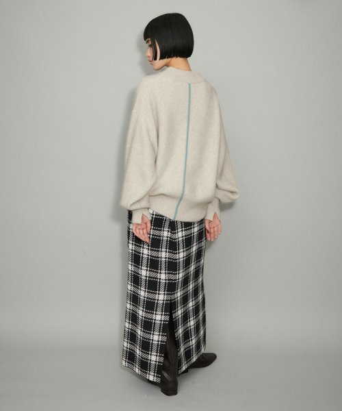 ADAM ET ROPE'(アダム　エ　ロペ)/【WEB限定】FOXWOOLミックス畦ニットプルオーバー/img13