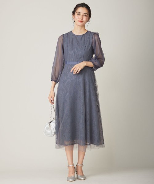 【Lily calin】シアーレースクラシック ドレス 