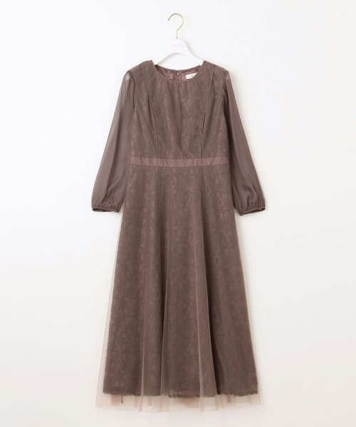 【Lily calin】シアーレースクラシック ドレス 