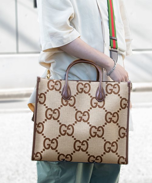 GUCCI(グッチ)/GUCCI グッチ JUMBO GG ジャンボ トートバッグ ショルダー バッグ トート バッグ トートバッグ マチ ショルダーバッグ カジュアル 斜め掛け マ/img01