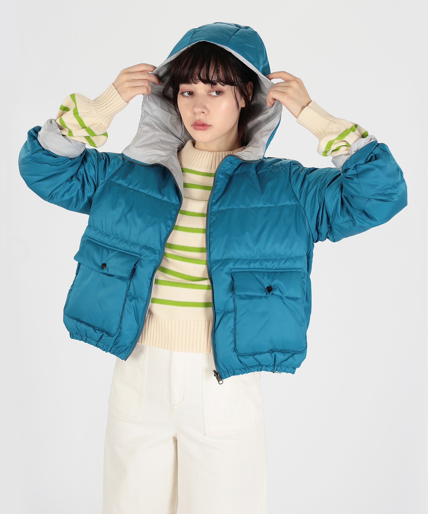 WR70 VESTE リバーシブルロゴショートダウン(505468246)|阪急百貨店公式通販サイト|阪急百貨店オンラインストア