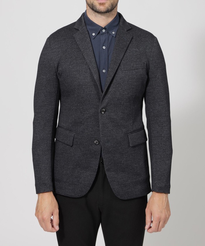 ヘリンボーンジャケットメンズ セットアップ】ヘリンボーンプリントジャケット(505484509)｜HANKYU