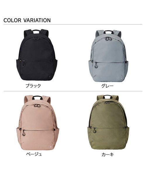 MILESTO(ミレスト)/ミレスト MILESTO リュック バッグ バックパック M トロット メンズ レディース 20L 軽量 撥水 防水 TROT ブラック グレー ベージュ 黒 /img02