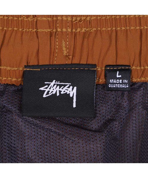 STUSSY(ステューシー)/ステューシー STUSSY ショート パンツ ハーフパンツ メンズ 水陸両用 撥水 大きいサイズ STOCK WATER SHORT ブラック ブラウン レッド/img11