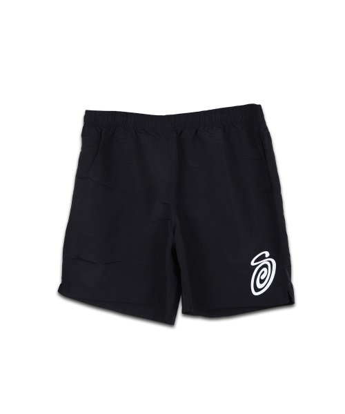 STUSSY(ステューシー)/ステューシー STUSSY ショート パンツ ハーフパンツ メンズ 水陸両用 撥水 大きいサイズ CURLY S WATER SHORT ブラック クリーム ネ/img11