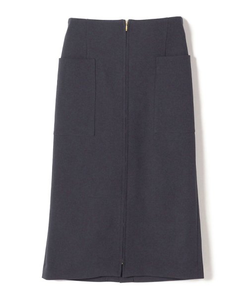 〈手洗い可能〉フロント ジップ サイド ポケット タイト スカート ◇ 