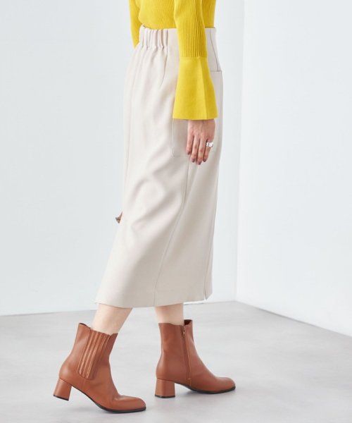 〈手洗い可能〉フロント ジップ サイド ポケット タイト スカート ◇ 