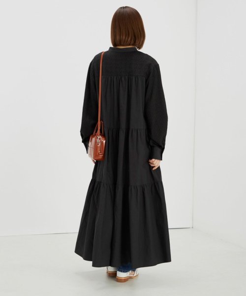 〈手洗い可能〉異素材コンビ ジャカード ワンピース ◇ ワンピース I1267114139(9738円)