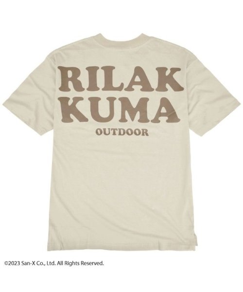 RIRAKKUMA(リラックマ)/リラックマ サンエックス Tシャツ 半袖 トップス ドロップショルダー プリント San－X/img02