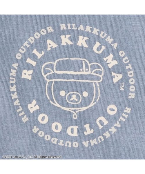 RIRAKKUMA(リラックマ)/リラックマ サンエックス Tシャツ 半袖 トップス ドロップショルダー プリント San－X/img03