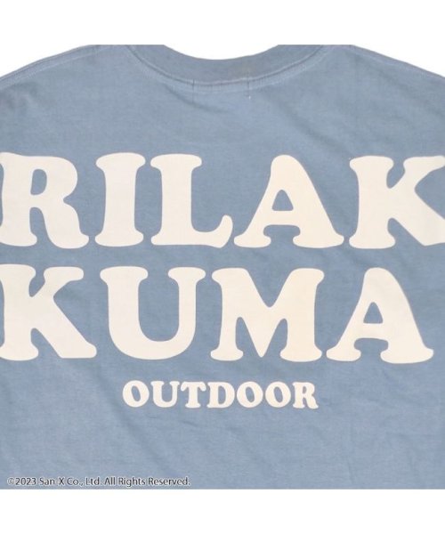 RIRAKKUMA(リラックマ)/リラックマ サンエックス Tシャツ 半袖 トップス ドロップショルダー プリント San－X/img04