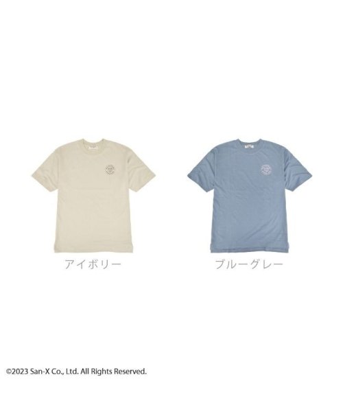RIRAKKUMA(リラックマ)/リラックマ サンエックス Tシャツ 半袖 トップス ドロップショルダー プリント San－X/img05