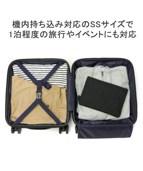 TAKEO KIKUCHI(タケオキクチ)/タケオキクチ スーツケース TAKEO KIKUCHI CITY BLACK SSサイズ 機内持ち込み  22L 1泊 hinomoto CTY001A/img04