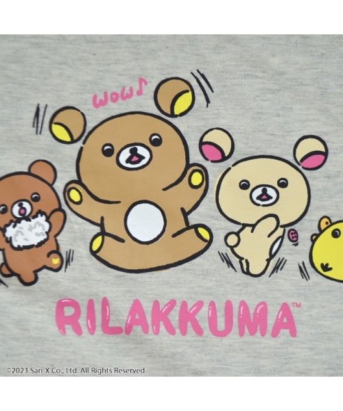 RIRAKKUMA(リラックマ)/リラックマ サンエックス Tシャツ 半袖 トップス プリント San－X/img02