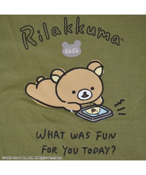 RIRAKKUMA(リラックマ)/リラックマ サンエックス Tシャツ 半袖 トップス プリント San－X/img03