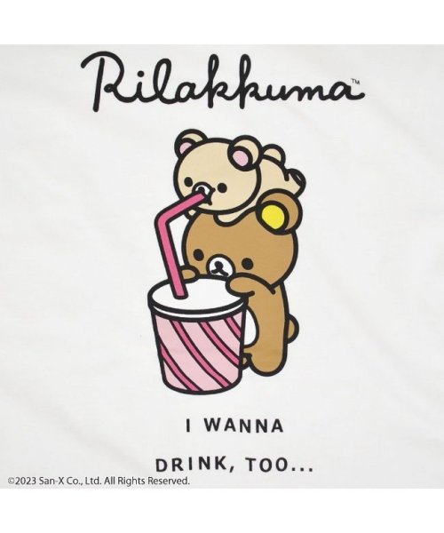 RIRAKKUMA(リラックマ)/リラックマ サンエックス Tシャツ 半袖 トップス プリント San－X/img04