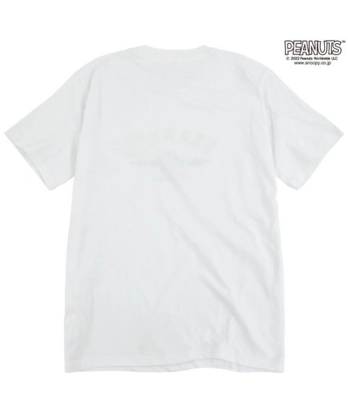  PEANUTS( ピーナッツ)/スヌーピー Tシャツ 半袖 刺繍  メンズ レディース/img01