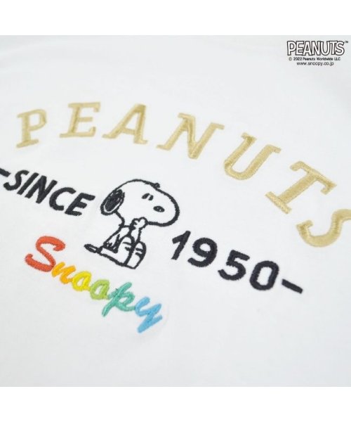  PEANUTS( ピーナッツ)/スヌーピー Tシャツ 半袖 刺繍  メンズ レディース/img02