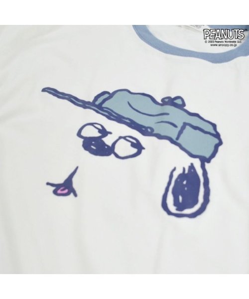  PEANUTS( ピーナッツ)/スヌーピー Tシャツ 半袖 メンズ フェイス プリント/img02