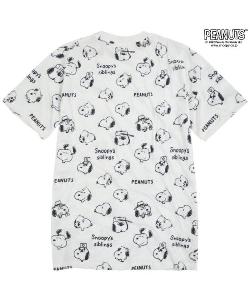  PEANUTS( ピーナッツ)/スヌーピー Tシャツ メンズ 半袖 プリントポケット付き/img01
