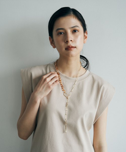 marjour(マージュール)/MARBLE CHAIN NECKLACE/img02