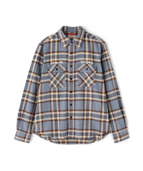 AVIREX(AVIREX)/《COLLECTION》COTTON CHECK EMBROIDERY SHIRT/img16
