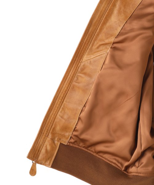 《COLLECTION》AGED LEATHER TYPE MA－1 JACKET WEST POI COLLECTION WEST