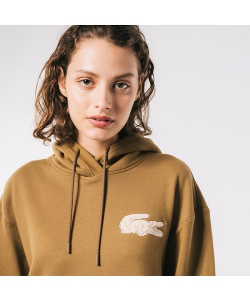 LACOSTE(ラコステ)/ボアワニロゴスウェットフーディードレス/img02