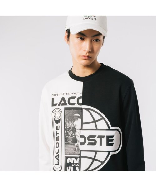 LACOSTE Mens(ラコステ　メンズ)/アシンメトリーダンボールニットTシャツ/img02