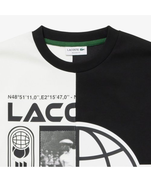 LACOSTE Mens(ラコステ　メンズ)/アシンメトリーダンボールニットTシャツ/img06