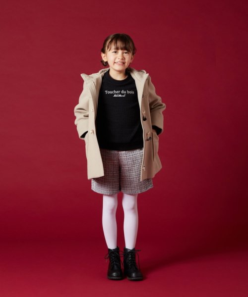 a.v.v(KID'S)(アー・ヴェ・ヴェキッズ)/[100－130]【選べる5色展開】ライトフェイクウールダッフルコート/img22