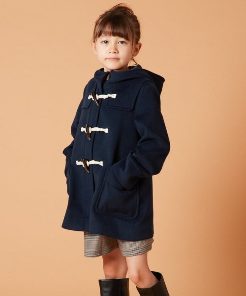 a.v.v(KID'S)(アー・ヴェ・ヴェキッズ)/[140－150]【選べる5色展開】ライトフェイクウールダッフルコート/img26