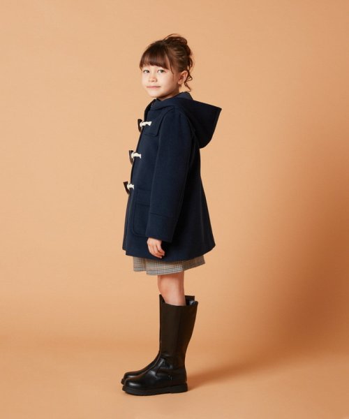 a.v.v(KID'S)(アー・ヴェ・ヴェキッズ)/[140－150]【選べる5色展開】ライトフェイクウールダッフルコート/img36