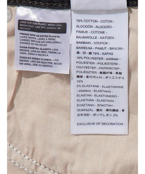 Levi's(リーバイス)/PERFORMANCE COOL ハイライズ BORROWED FROM THE BOYS ブラック WORN IN/img13