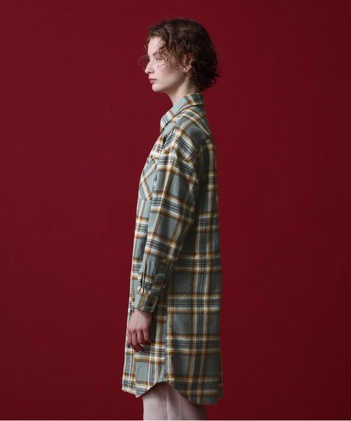 AVIREX(AVIREX)/《COLLECTION》L/S COMBI PATTERN CHECK SHIRT ONEPIECE/img10