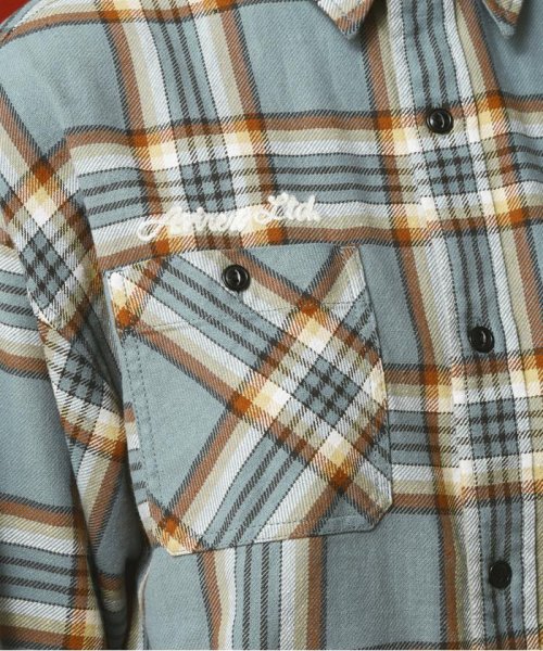 AVIREX(AVIREX)/《COLLECTION》L/S COMBI PATTERN CHECK SHIRT ONEPIECE/img14