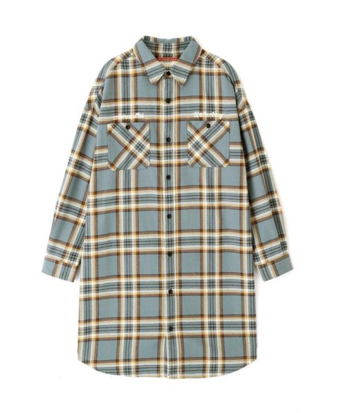 AVIREX(AVIREX)/《COLLECTION》L/S COMBI PATTERN CHECK SHIRT ONEPIECE/img17