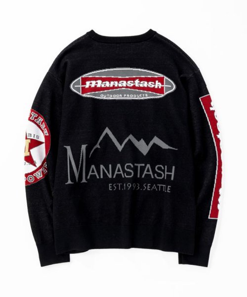 MANASTASH(マナスタッシュ)/MANASTASH/MULTI CLASSIC LOGO CREWNECK KNIT/img04