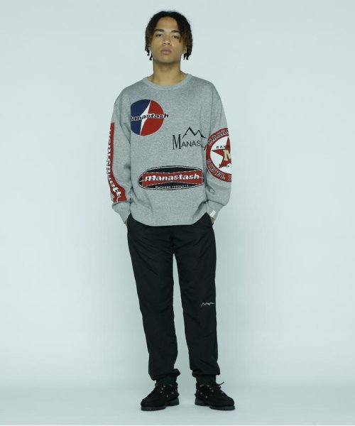 MANASTASH(マナスタッシュ)/MANASTASH/MULTI CLASSIC LOGO CREWNECK KNIT/img07