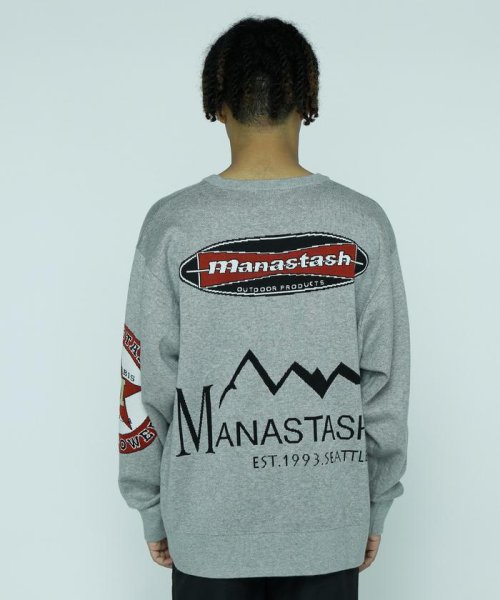 MANASTASH(マナスタッシュ)/MANASTASH/MULTI CLASSIC LOGO CREWNECK KNIT/img10