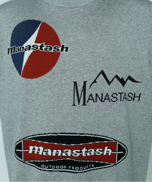 MANASTASH(マナスタッシュ)/MANASTASH/MULTI CLASSIC LOGO CREWNECK KNIT/img12