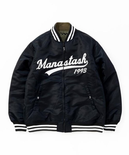 MANASTASH(マナスタッシュ)/MANASTASH/REVERSIBLE NYLON VARSITY JACKET/img04