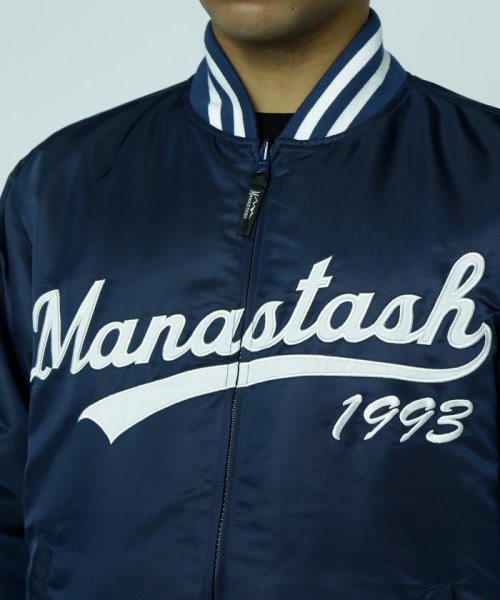 MANASTASH(マナスタッシュ)/MANASTASH/REVERSIBLE NYLON VARSITY JACKET/img12