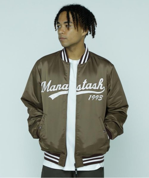 MANASTASH(マナスタッシュ)/MANASTASH/REVERSIBLE NYLON VARSITY JACKET/img24