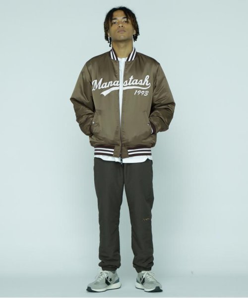 MANASTASH(マナスタッシュ)/MANASTASH/REVERSIBLE NYLON VARSITY JACKET/img26