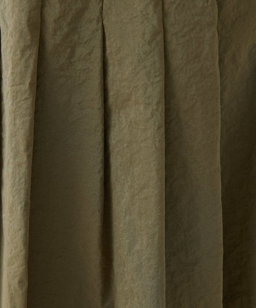 GIANNI LO GIUDICE(ジャンニ・ロ・ジュディチェ)/[日本製]ペーパークロスナイロンスカート/img01